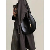 Winter Shoulder Bag High Leather Handbags Tote Bag Large Capacity Shopper Bag