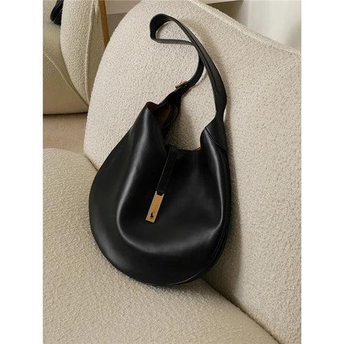 Winter Shoulder Bag High Leather Handbags Tote Bag Large Capacity Shopper Bag