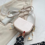 Small Chain Flap Shoulder Bags for Women Tote Crossbody Bag Scarves Ladies Tote