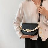 Small Chain Flap Shoulder Bags for Women Tote Crossbody Bag Scarves Ladies Tote