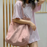 Large Canvas Tote Bag Women Big Capacity Shopping Handbag