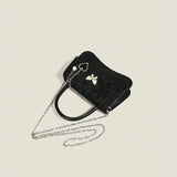 Vintage High-grade Small Square Bag Women Butterfly Chain Messenger Bag