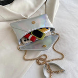 Women's Evening Shoulder Bag Leather Clutch Purse Wedding Party Handbag