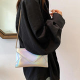 Women's Evening Shoulder Bag Leather Clutch Purse Wedding Party Handbag