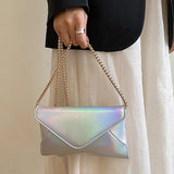 Women's Evening Shoulder Bag Leather Clutch Purse Wedding Party Handbag