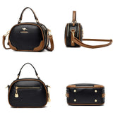 Multifunction Women's Leather Shoulder Bag
