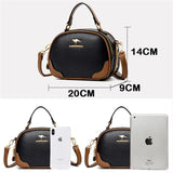 Multifunction Women's Leather Shoulder Bag