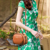 Multifunction Women's Leather Shoulder Bag