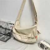 Large Capacity Canvas Shoulder Bags Soft Denim Leisure Travel Bag Women