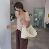 Women's Canvas Shoulder Bag Large Capacity Messenger Handbag