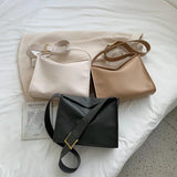 High Capacity Leather Shoulder Bag for Women