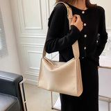 High Capacity Leather Shoulder Bag for Women