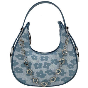 MBTI Womens Floral Handbag Pink Spring and Summer Casual Purse