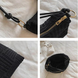 Casual Vintage Women Shoulder Bag Plush Handbag for Women