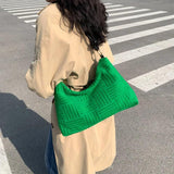 Casual Vintage Women Shoulder Bag Plush Handbag for Women