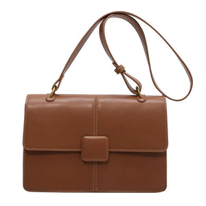 Retro Leather Flap Crossbody Bags for Women Small
