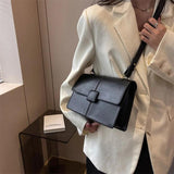 Retro Leather Flap Crossbody Bags for Women Small