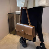Retro Leather Flap Crossbody Bags for Women Small