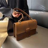 Retro Leather Flap Crossbody Bags for Women Small