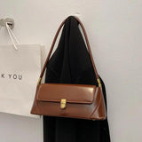 French Vintage Armpit Shoulder Bag Women Classic