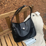 Vintage PU Leather Women's Bag One Shoulder Crossbody Tote Handbag