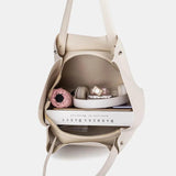 Large Capacity PU Leather Women's Tote Bag