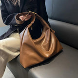 Leather Women's Shoulder Bag Big Bag Casual Daily Shopping Bag