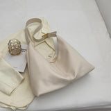 Leather Women's Shoulder Bag Big Bag Casual Daily Shopping Bag