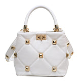 Rivet Shoulder Bag Women's Crossbody Handbag Purse Female Phone Pack