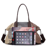 Vintage Graffiti Canvas Handbag Female Shoulder Bag