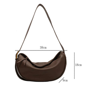 Soft Leather Shoulder Bag for Women Casual Handbags