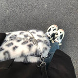 Spice Girl Leopard Plush Chain Underarm Bag