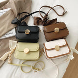Square Ladies Shoulder Bag Summer Flap Messenger Bag