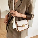 Square Ladies Shoulder Bag Summer Flap Messenger Bag