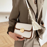 Square Ladies Shoulder Bag Summer Flap Messenger Bag