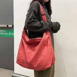 Canvas Shoulder Bag Large Capacity Handbags Female Casual Travel Bags