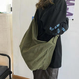 Canvas Shoulder Bag Large Capacity Handbags Female Casual Travel Bags