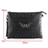 Punk Skull Rivet Clutch Bag Ghost Party Bag Women Shoulder Bag