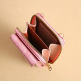 Touch-screen Cell Phone Bag Hand Bags for Womens PU Leather Crossbody Bags