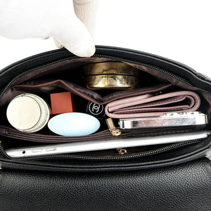 Women's Soft Leather Shoulder Bag Crossbody Messenger Purse