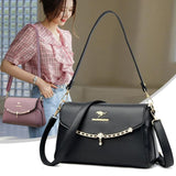 Women's Soft Leather Shoulder Bag Crossbody Messenger Purse