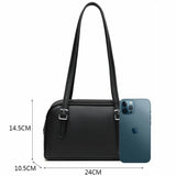 Women's Casual Boston Bag High Leather Handbag