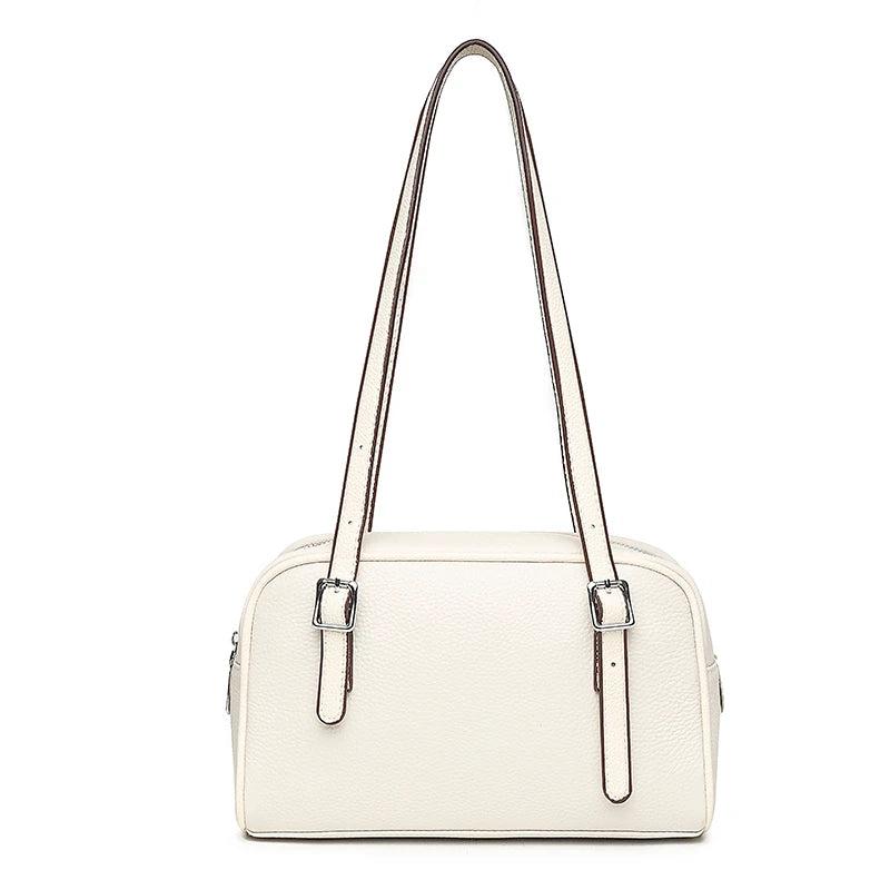 Women's Casual Boston Bag High Leather Handbag