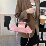 Patent Leather Shell Bag Shoulder Bag Soft Crossbody Bags for Women
