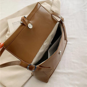 Spring Women Crossbody Bag Top PU Leather Flip Shoulder Bag