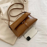 Spring Women Crossbody Bag Top PU Leather Flip Shoulder Bag