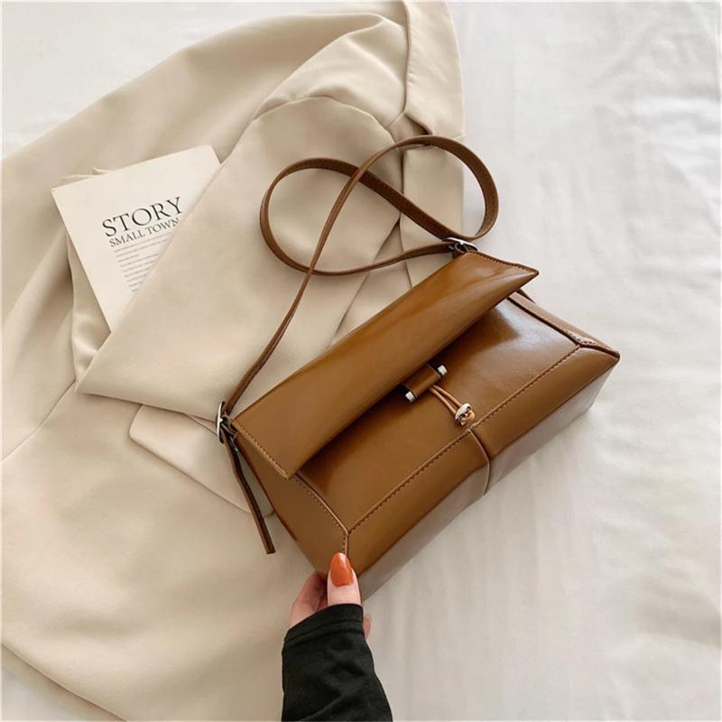 Spring Women Crossbody Bag Top PU Leather Flip Shoulder Bag