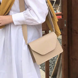 Women Pu Leather Shoulder Bags Flap Girls Messenger Crossbody Purse