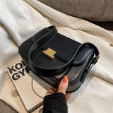 LEFTSIDE Flap Bag for Women Small Crossbody Handbags Solid Shoulder Bag