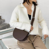 Retro Ladies Crossbody Bag Handbags High Leather Shoulder Bags for Women